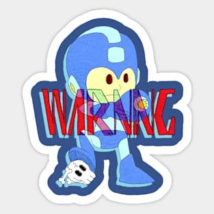 Mega Warning Sticker